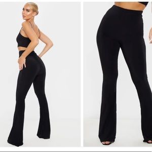 PLT Ruched Bum Flare Leg Pants